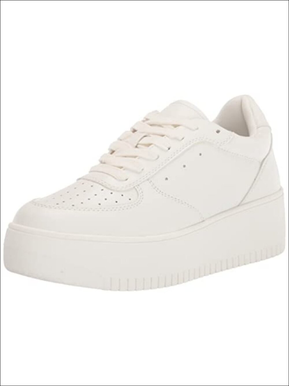 Steve Madden Rocket Platform Sneakers Vegan Leather Lace-Up
